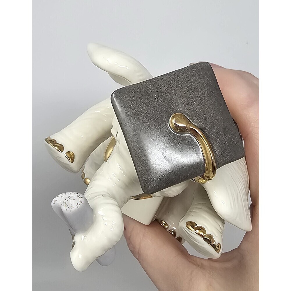 Lenox Best Of The Class Porcelain Graduation Elephant Figurine 4.5" Diploma - Picture 6 of 8